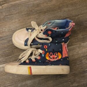 Kids High-Top Sneakers with Fun Design